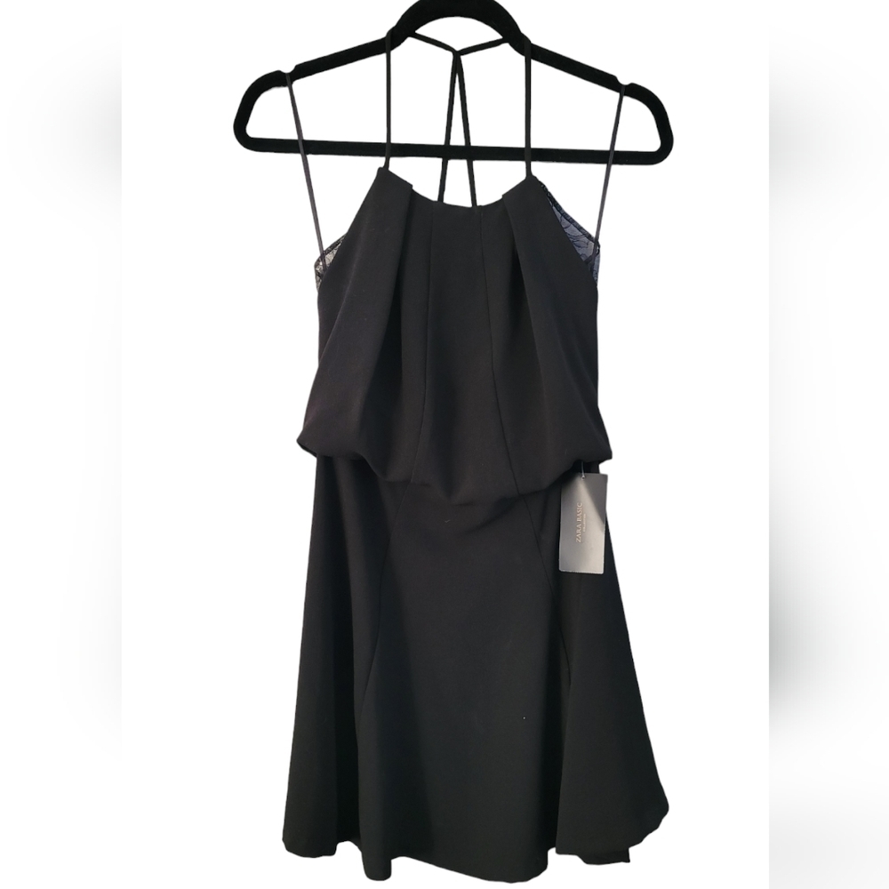 Zara NWT Little Black Dress - Picture 1 of 7